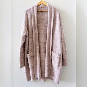 Barefoot Dreams Cozy Chic Cardigan Women's 1X Pink